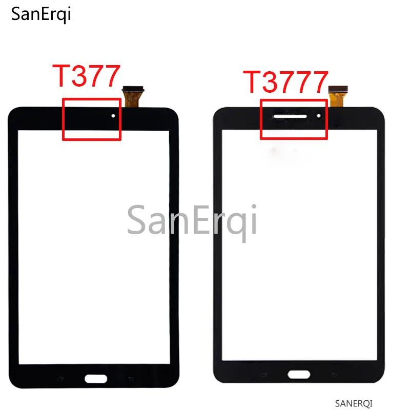 

8 дюймов для Samsung Galaxy Tab E 8,0 T3777 T377 сенсорный экран, дигитайзер, сенсор, переднее стекло, линза