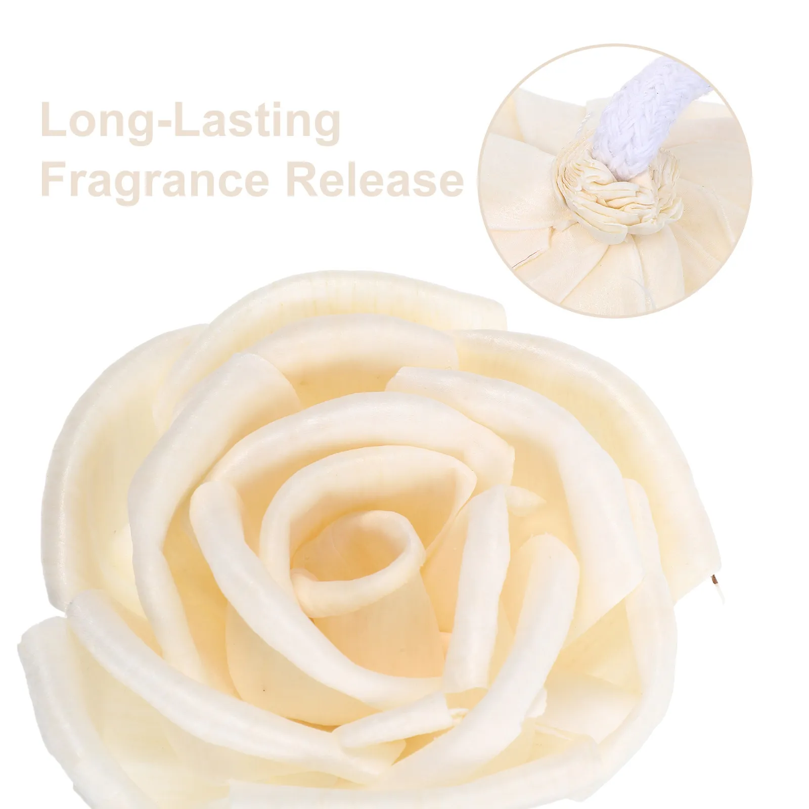 2Pcs Essential Oil Flower Diffuser For Living Room Diffuser Autumn Home Decor Preserved Flowers Rose