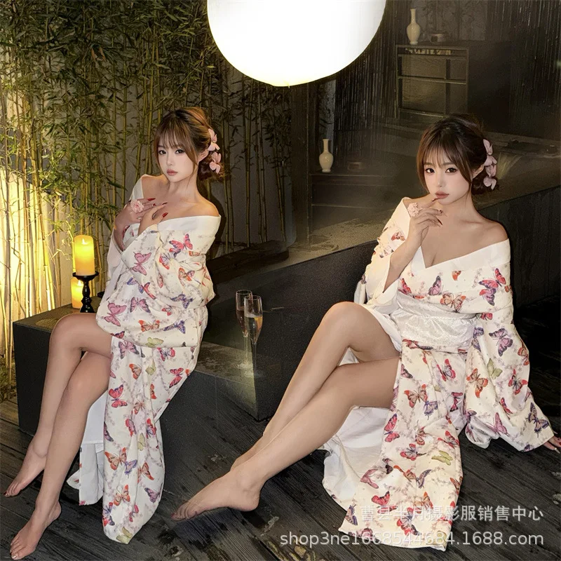 Japanese-style Improved Traditional Kimono God Girl Yukata Dress Photo Japanese Photography Photo Clothing