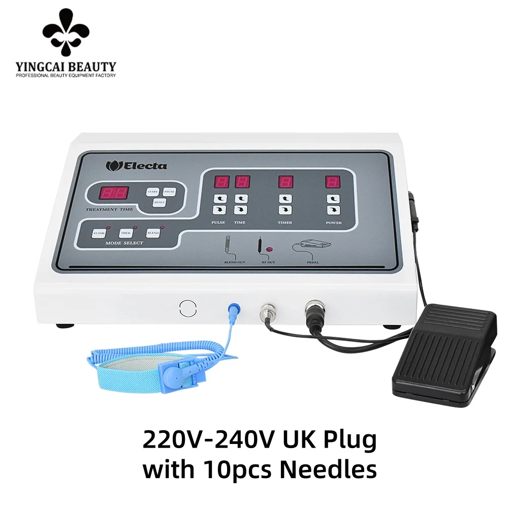 Professionelle Permanent Elektrolyse Haar Entfernung Maschine Schmerzlose Nadel Epilation Gerät für Gesicht Körper Haar Entfernen Maschine
