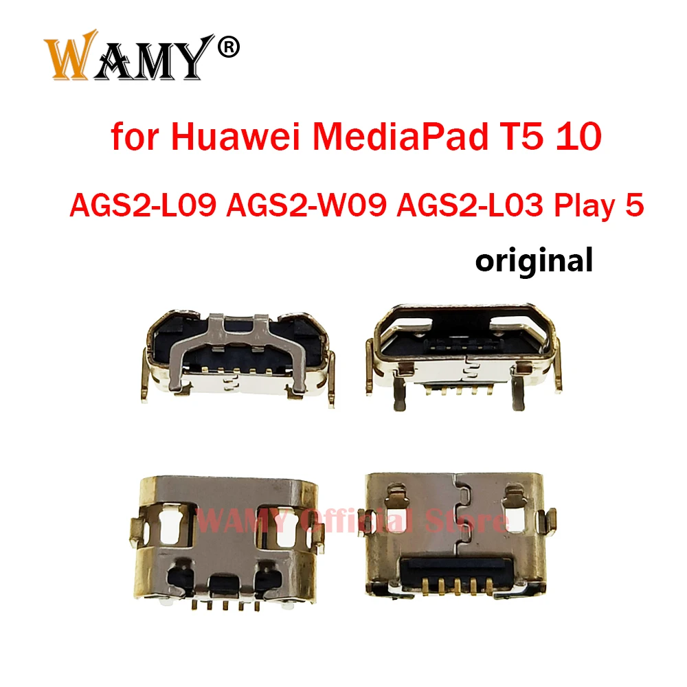 5-100pcs Micro USB Charging Charger Port Dock Connector For Huawei MediaPad T5 10 AGS2-L09 AGS2-W09 AGS2-L03 AGS2-AL00 Play 5