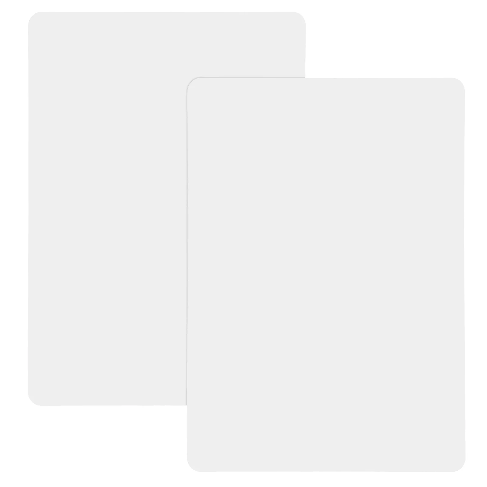 2 stuks draagbaar klein whiteboard droog uitwisbaar vel voor kantoor en thuis Gemakkelijk op te bergen wit bord droog uitwisbare whiteboards