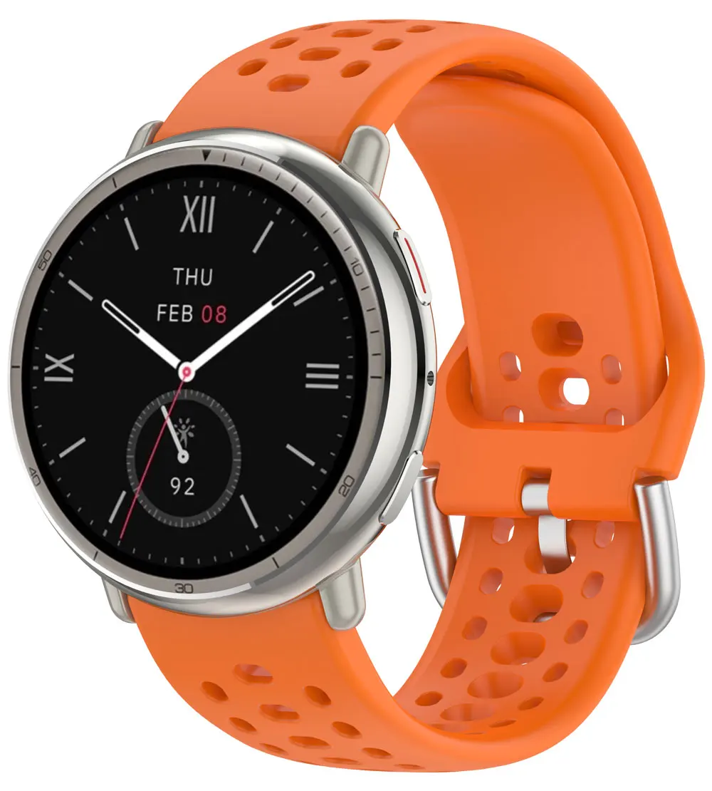 Sport Silikon Armband Für Amazfit Active 2 Original atmungsaktive Armband Intelligente Correa Amazfit Active 2 Armband zubehör – Detail 5