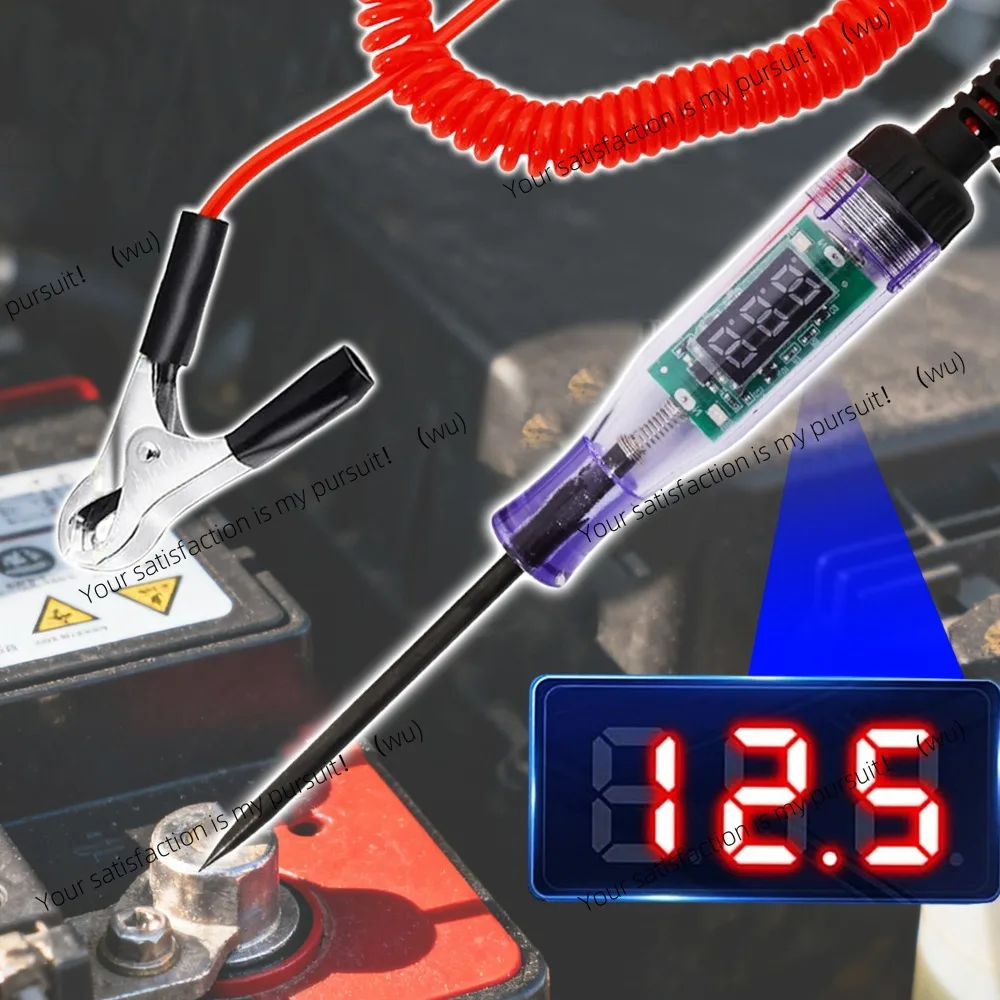 

Automotive Electrical Tester Pen 3-90V Digital Voltmeter Light Car Repair Power Probe Polarity Detector Fuse Circuit Finder Tool