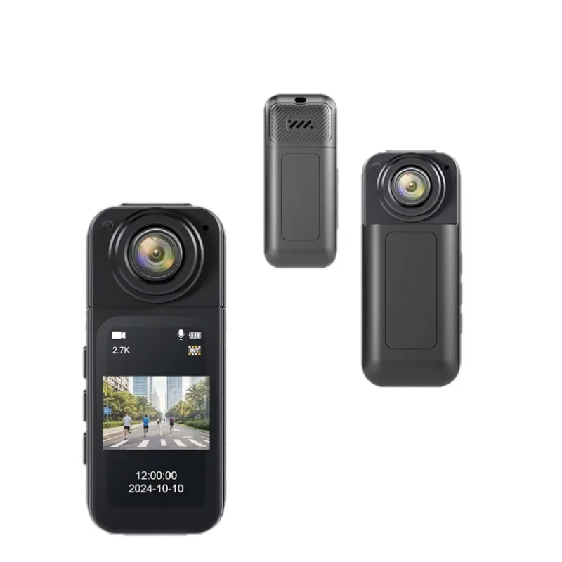 

Thumb camera WIFI version 2K high definition outdoor riding 180 ° rotating DV magnetic camera camera
