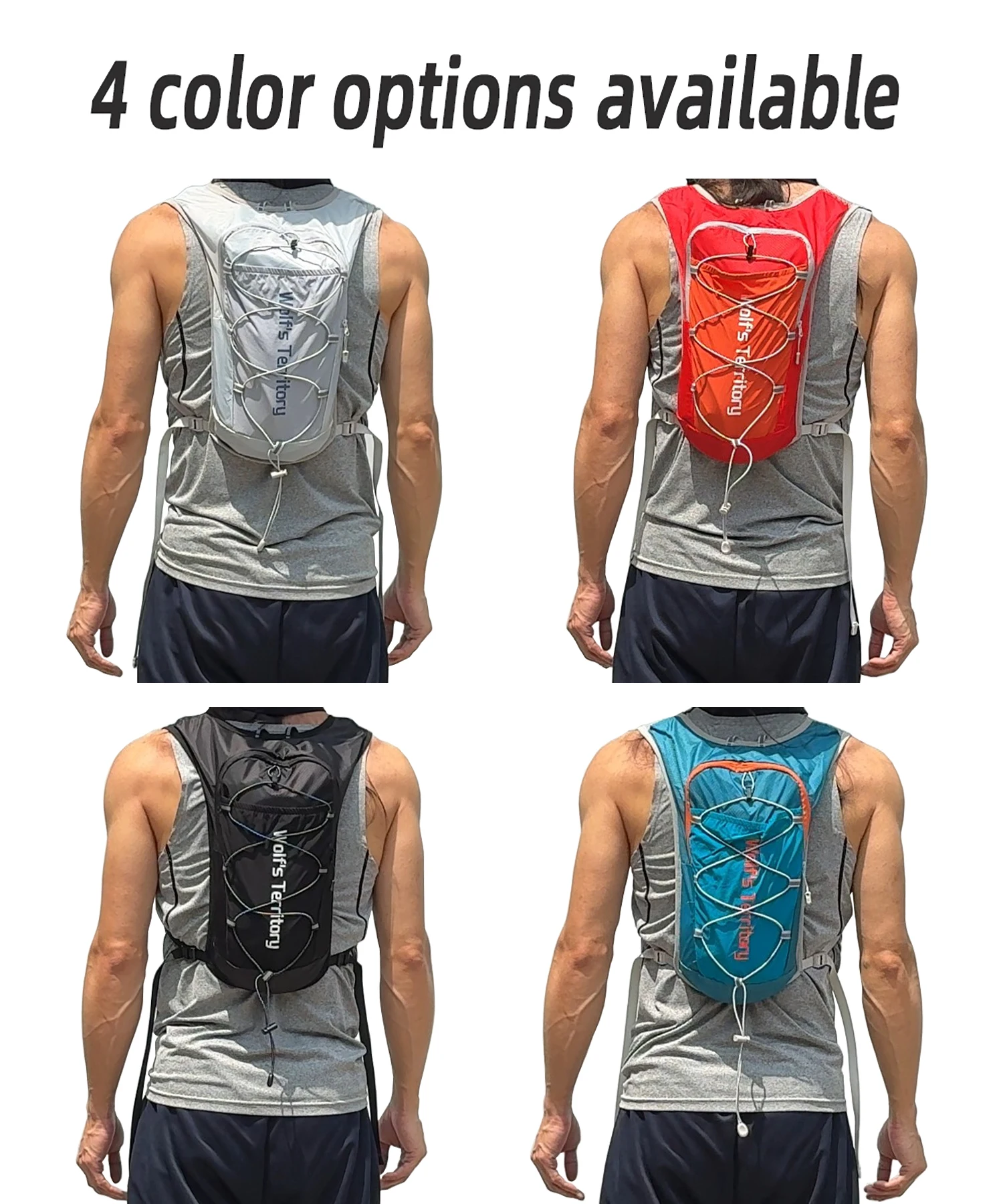 Outdoor-Sportrucksack Wanderrucksack Mini Ultraleicht Atmungsaktiv Jogging Bergsteigen Radfahren Offroad-Trail-Running-Tasche Tagesrucksack – Detail 4