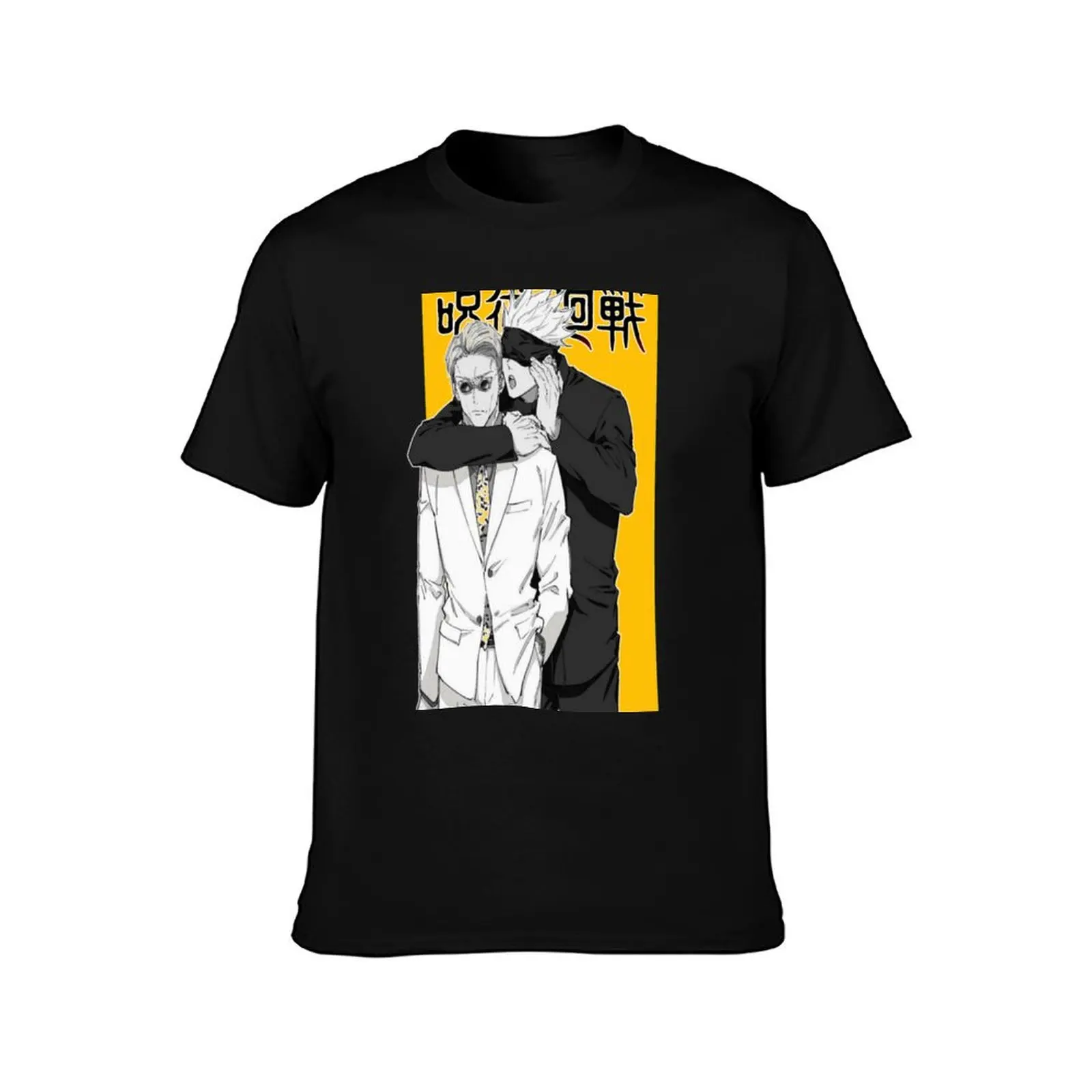 Gojo and Kento JJK Essential T-Shirt Vintage Print Crew Neck Tee T-Shirt