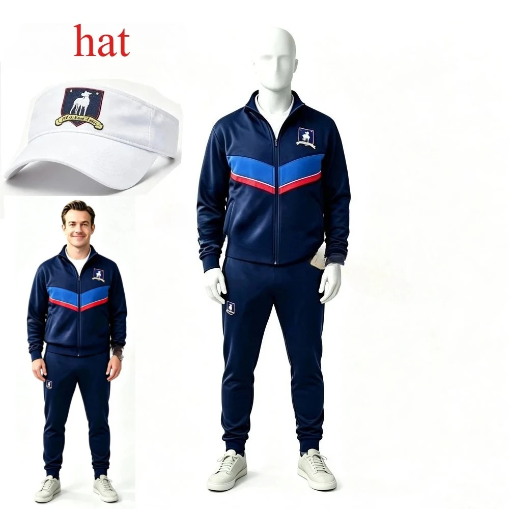 TV Lasso Cosplay Ted Top Pants Hat Clothing Fancy Clothes Carnival Man Adult Outfits Halloween Suit Sportswear Party Clothing