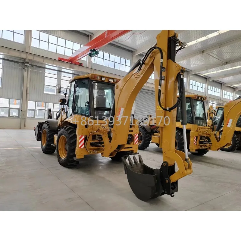 Professional Compact Tractor Loader and Backhoe with CE Certificate