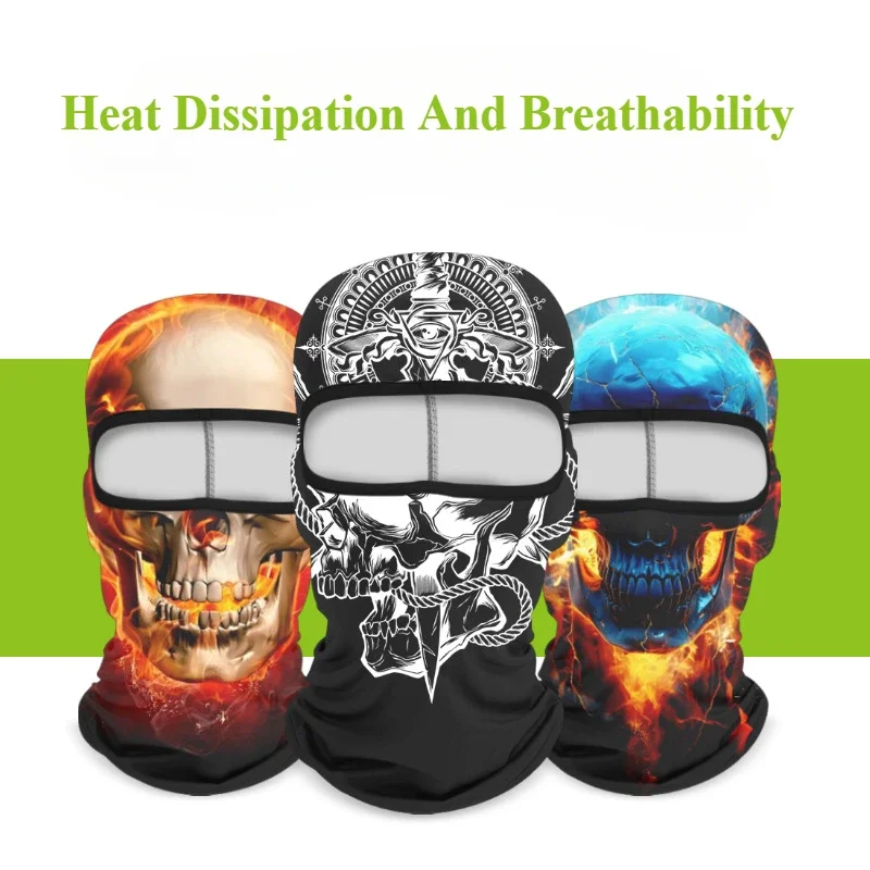 Outdoors Sunscreen Head Cover Ice Silk Cold Touch Face Shield Ventilation Printing Neck Scarf Heat Dissipation and Breathability