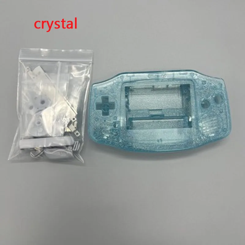 مجموعة أغطية 15 لونًا عالية الجودة مع زر لـ Gameboy ADVANCE GBA لـ GBA 3.0 بوصة 2.9 بوصة شاشة LCD بالحجم الأصلي