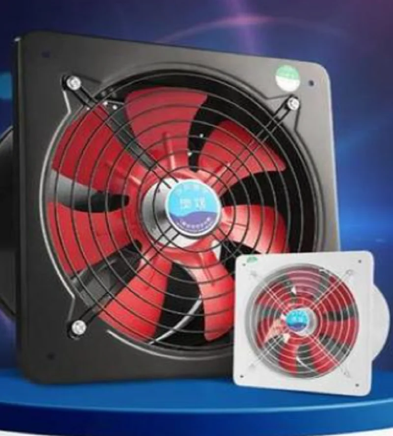 220V120W Clamshell Ventilator Exhaust Fan Kitchen Range Fume Household Exhaust Fan High Power Powerful Exhaust Fan EW