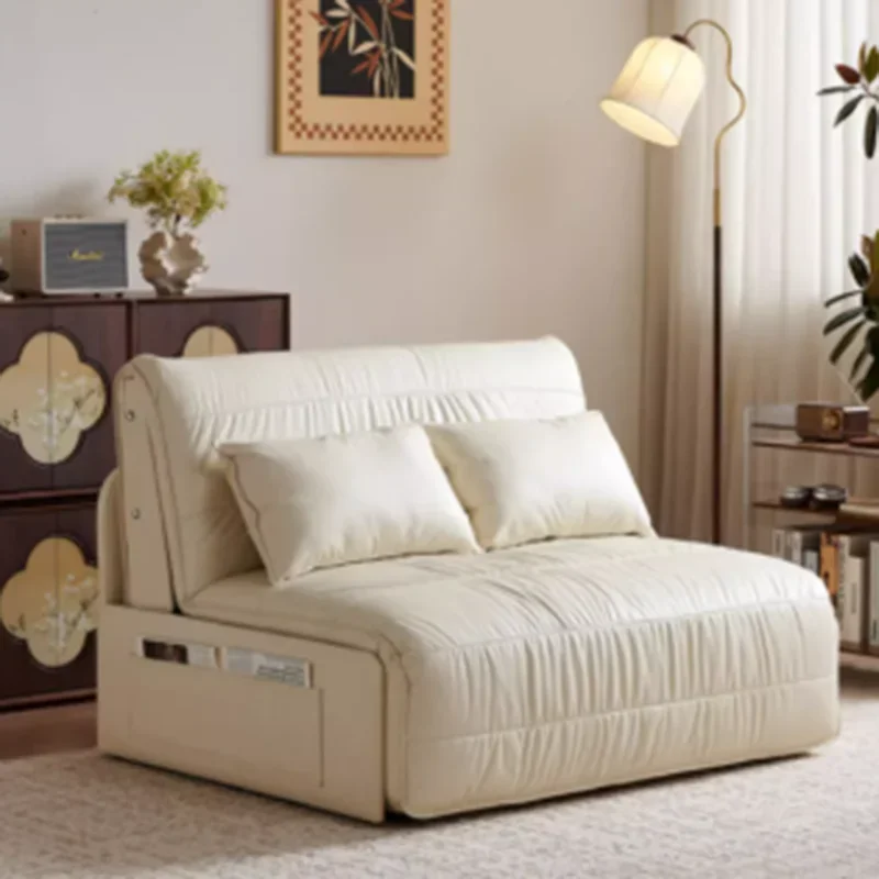 Minimalist Classic Sofas Bed Extendeble Convertible Single Sofas Bedrooms Comfortable Salas Y Sofas Muebles Economicos Furniture