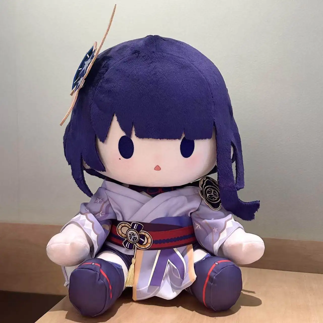 In stock Game Genshin Impact Doll Pillow 40CM Yoimiya Wriothesley Xiao Navia Zhongli Raiden Shogun Puppet Ornament Cosplay Gifts - view 5
