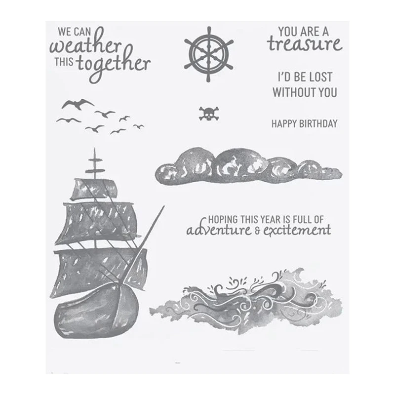 Stamp And Dies For Card Making, DIY Scrapbooking Arts Crafts Stamping Card Silicone Stamp Decoration For Gifts (5609)