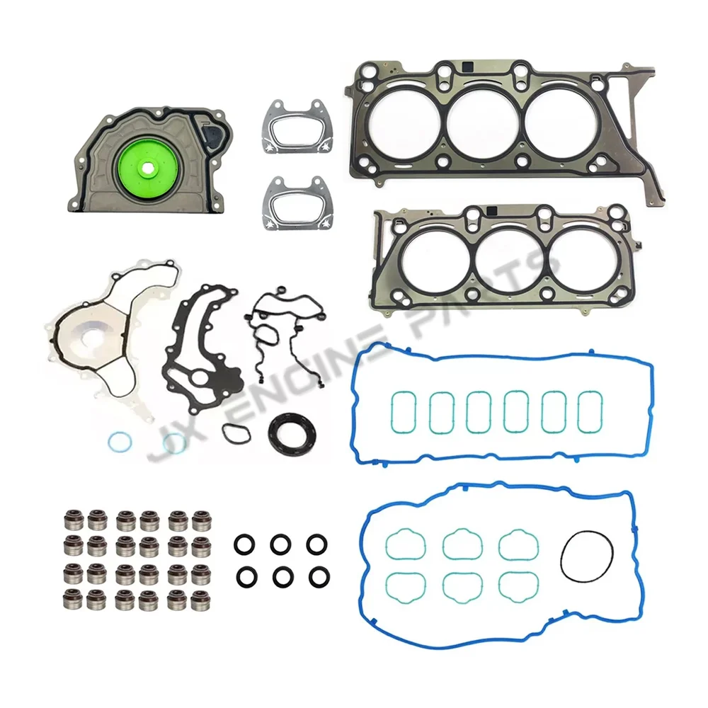 ERB ERC Engine Rear Oil Seal Head Full Gasket Set For Jeep Grand Cherokee Chrysler Voyager Ram 1500 Dodge Charger 3.6 L 3.6L V6