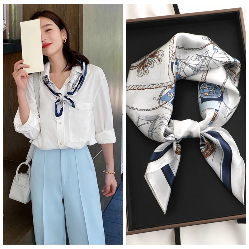 blue-white-navigation-silk-scarf-spring-true-silk-square-versatile-silk-shirt-decoration-scarf-62-multi-functional-geometric