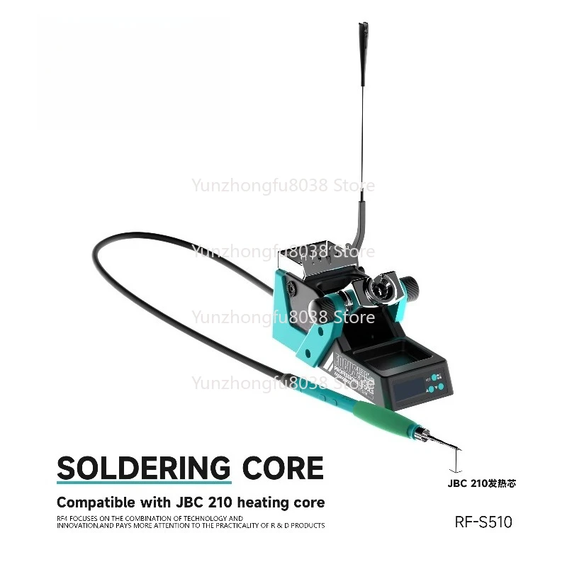 RF-S510 Soldering Iron Stand Metal Station Holder for Phone BGA Rework Solder Type-C PD Charging With JBC 210 Heating Core