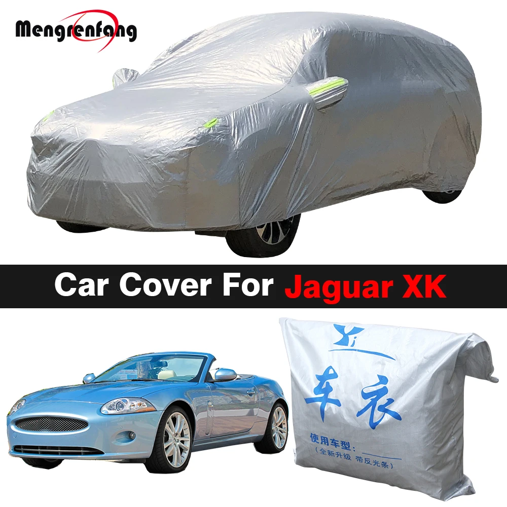 

Outdoor Car Cover For Jaguar XK XK8 XKR 1997-2023 Sun Shade Anti-UV Snow Rain Dust Protect Windproof Auto Cover