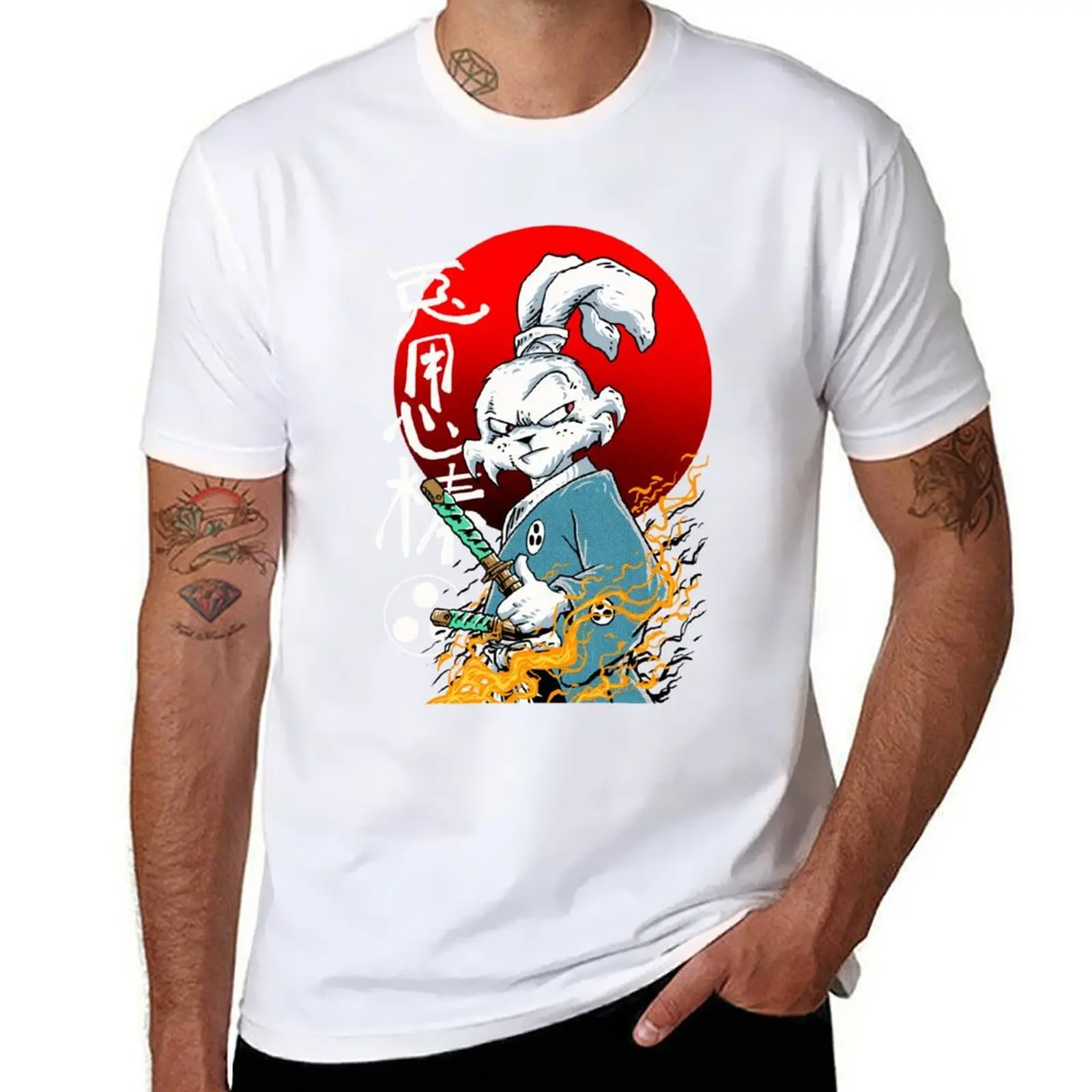 

usagi yojimbo T-Shirt Casual Basic Short Sleeve T-Shirt