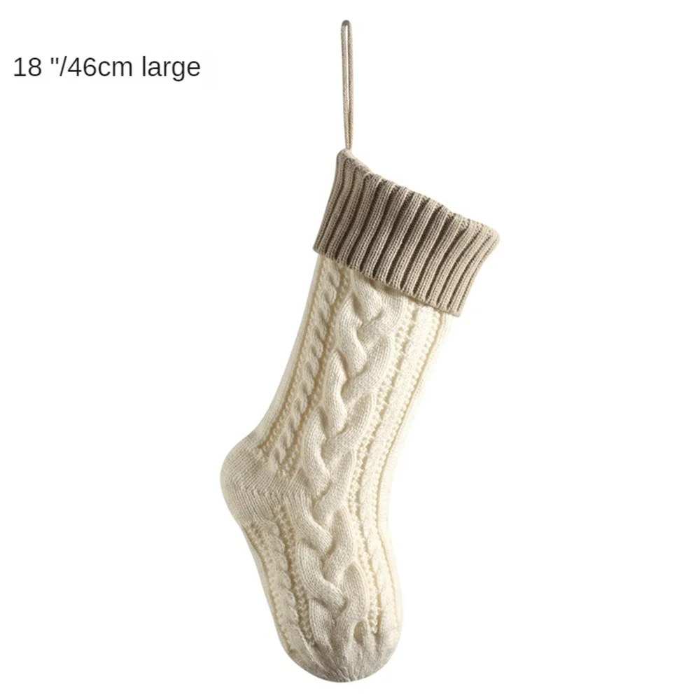 Dekorative Socken verschleiß feste Hochleistungs-Weihnachts geschenks ocken bequeme exquisite gestrickte Weihnachts strümpfe wieder verwendbar