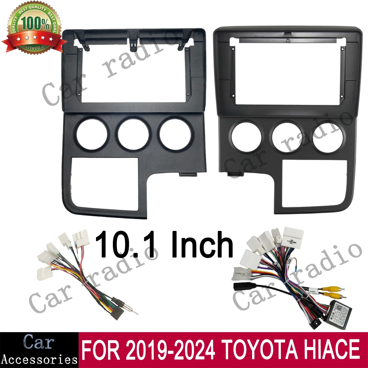 

For 2010-2018 TOYOTA HIACE 10.1 Inch Car Radio Android Stereo Frame Player Head Unit Fascia Panel Dash Board Cover