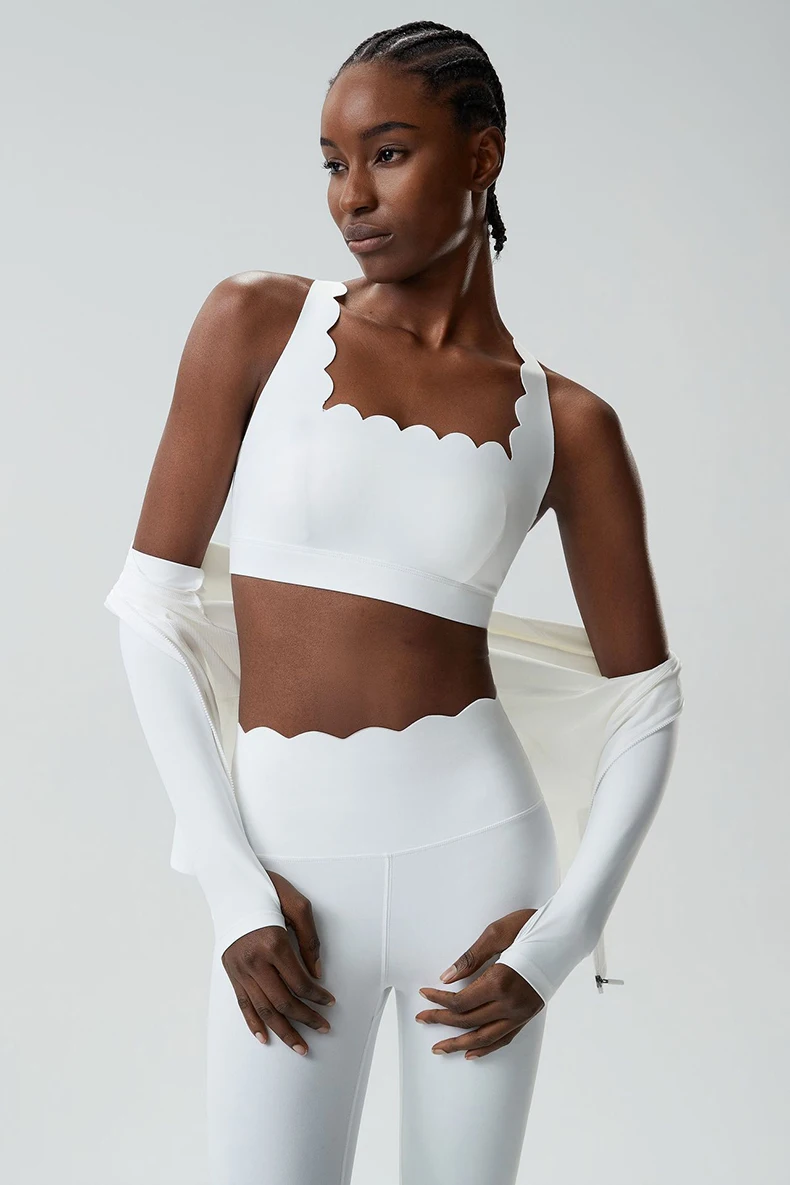 2/3-teiliges Fitness-Yoga-Set für Damen, einfarbig, für Gymnastik und Laufen, dehnbar, weich, atmungsaktiv, schnell trocknend, Sportbekleidung – Detail 11