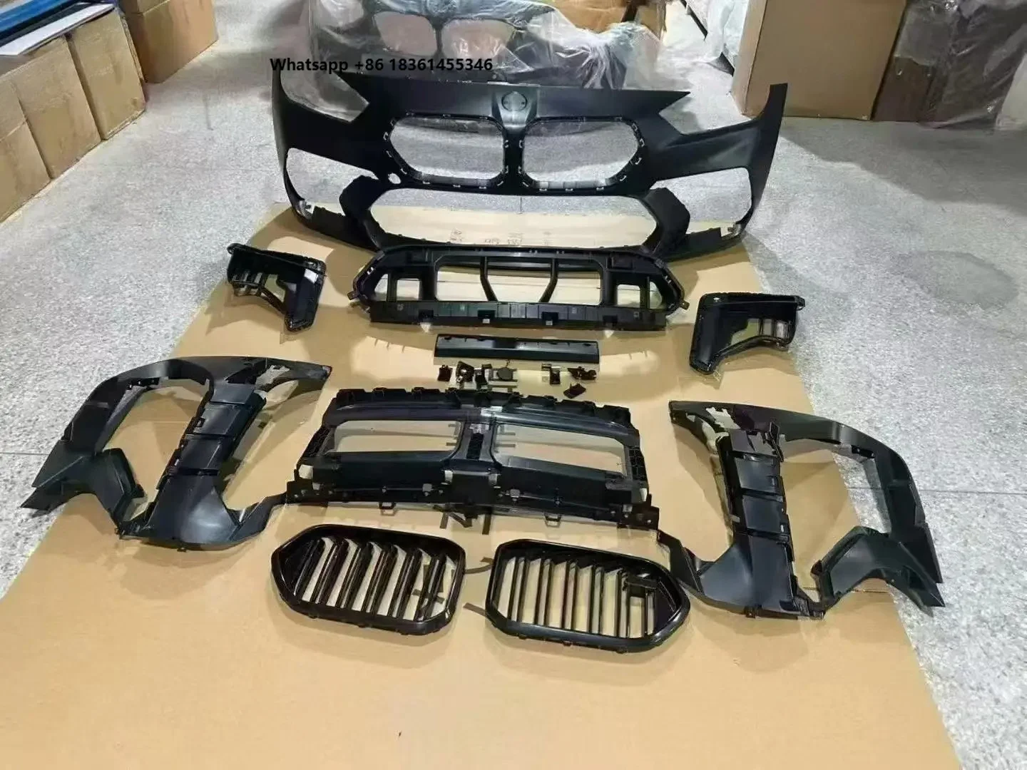For  M2 G87 Body Kit Made Of PP Material AD Style Front Bumper Dry Carbon Fiber Front Lip Grille And  Front B Dream Garage