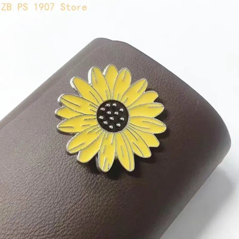 دبوس أزياء زهري، معدن قوي مقاوم للتآكل، هدية أنيقة يمكن ارتداؤها 55KA