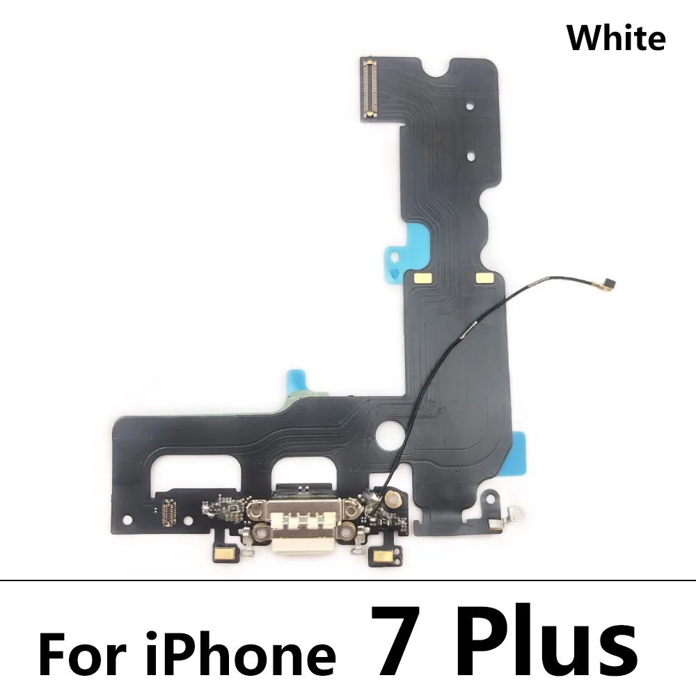 Conector USB porta de carregamento para iphone, cabo flex com micro e fone de ouvido, testado para 7, 8 plus, x, xr, xs max