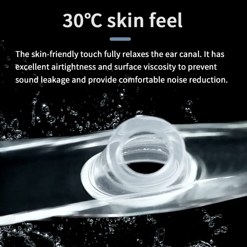 BGVP B01 Silicone Eartips In-Ear Headphones Skin-Friendly Material Earphone Accessories Replacement Eartips