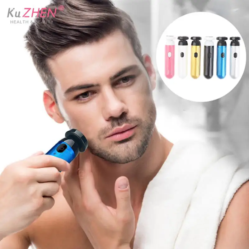 

Mini Electric Shaver For Men Portable Electric Razor Beard Knife USB Charging Men's Shavers Face Body Razor