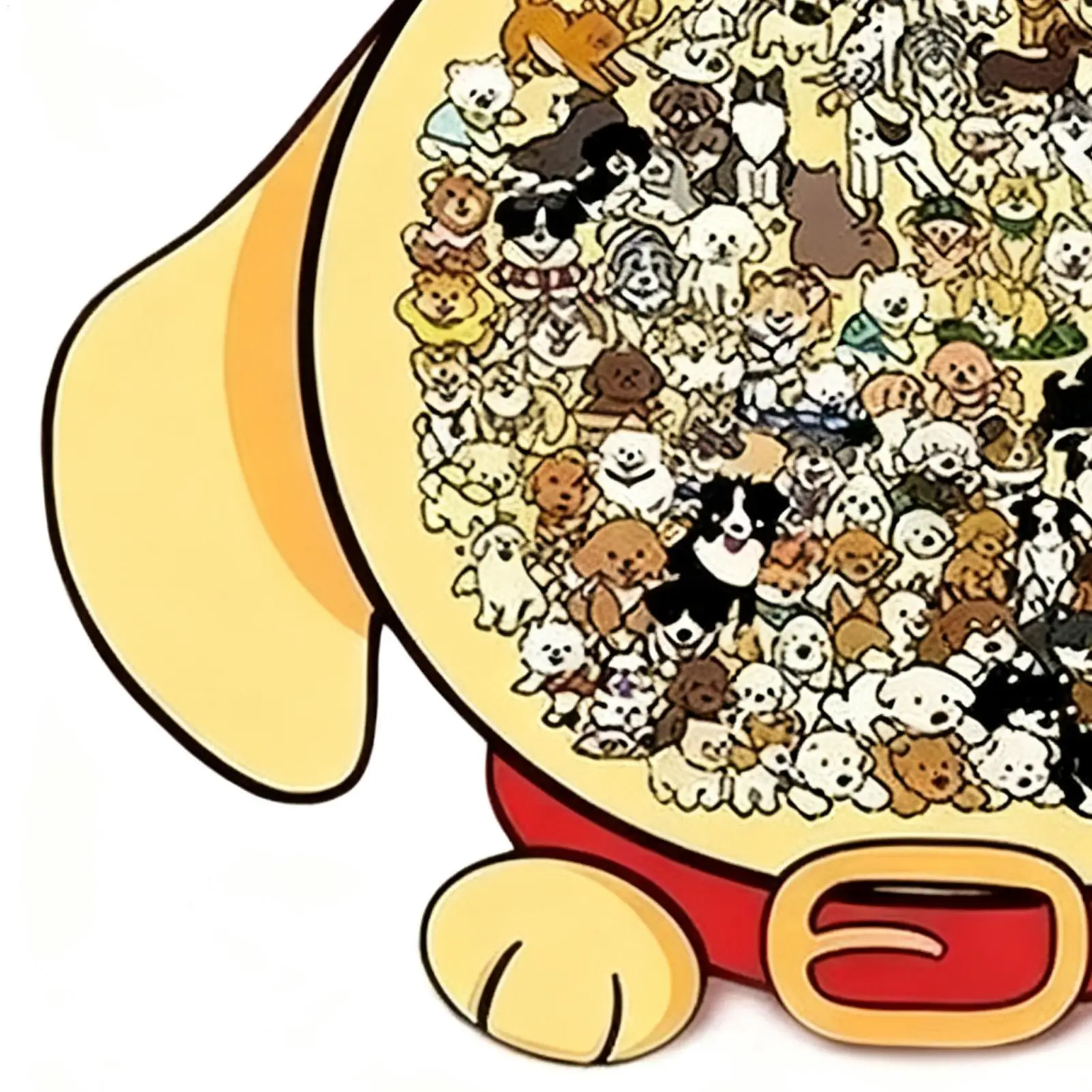 Puzzle Hewan Anjing Mainan Edukasi Kayu Berwarna Puzzle Jigsaw Hewan untuk Dewasa Remaja Lansia Teman Prasekolah Meja