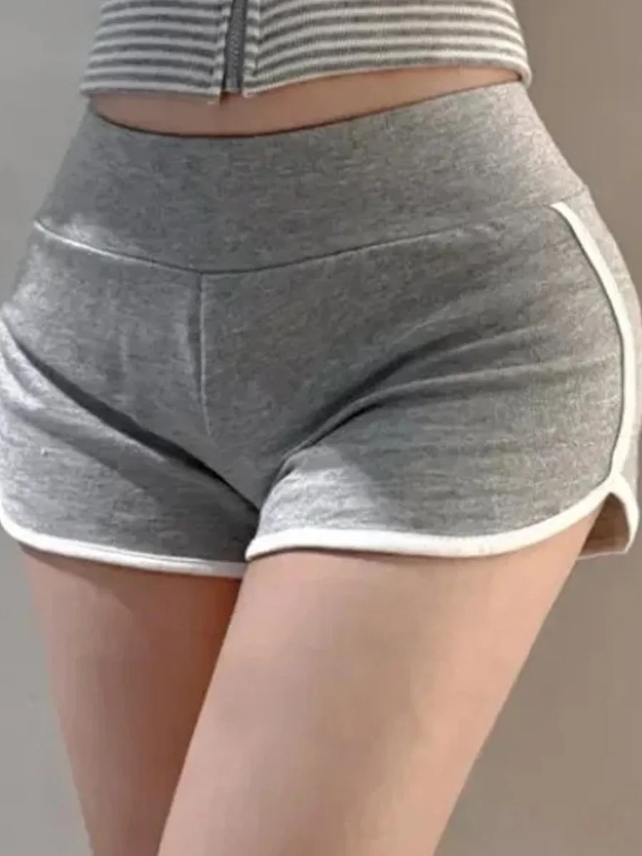 

Шорты с низкой талией в стиле пэчворк Pure Desire, повседневные, удобные, дышащие, с эффектом похудения, для ежедневной носки, новинка Dongda Gate