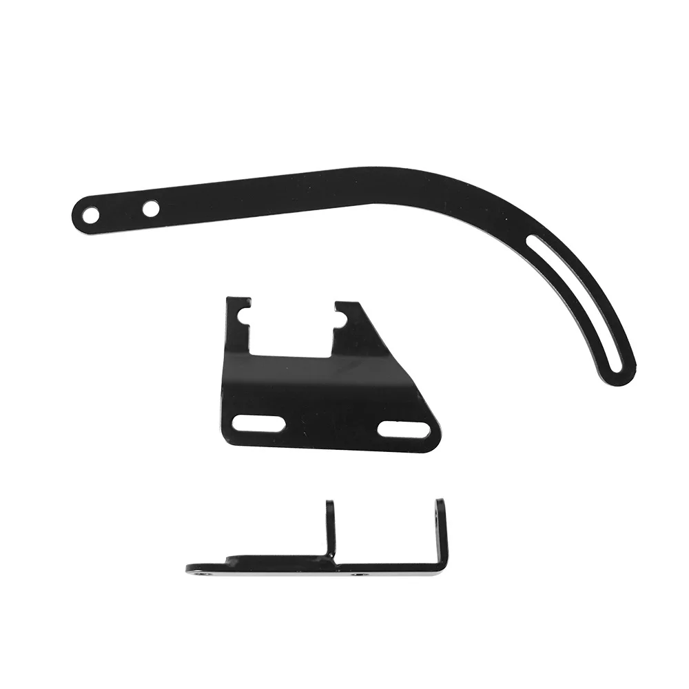 Universal Short Water Pump alternator Bracket Repair kit for SBC Small Block Chevy Alternator Bracket Drivers Side Chrome