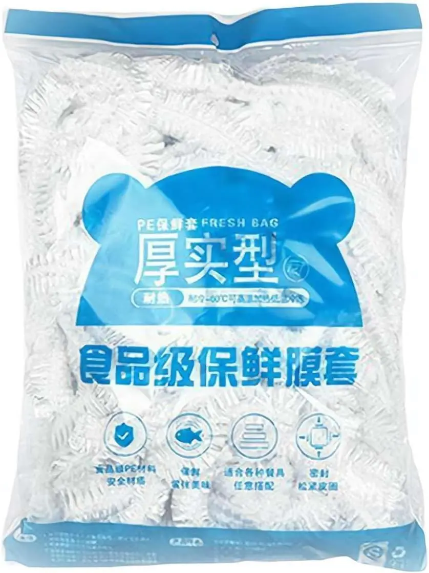 

Plastic Wrap Box,2024 Thickened Cling Film Sleeve Box With 100pc Plastic Wrap, Shaped Wall-Mounted Plastic Food Wrap Bag Disp