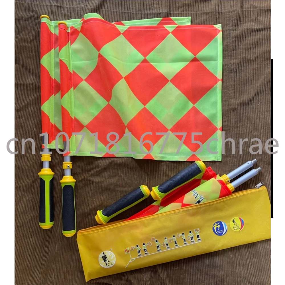 

Upgraded handle removable hardcover referee hand flag, patrol assistant referee