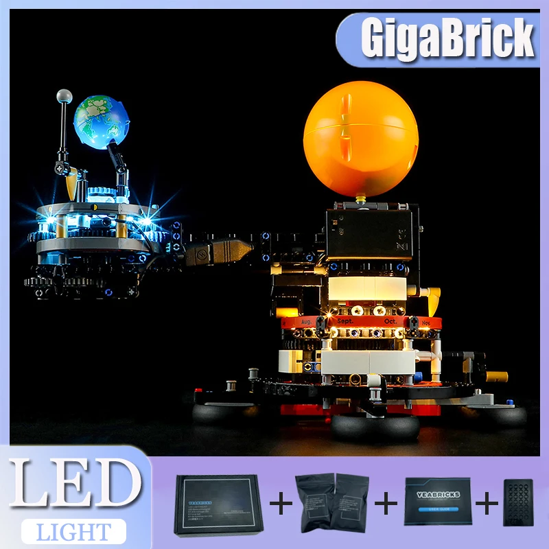 

DIY LED Light Kit For LEGO 42179 Planet Earth and Moon in Orbit (Only LED Light,Without Blocks Model)