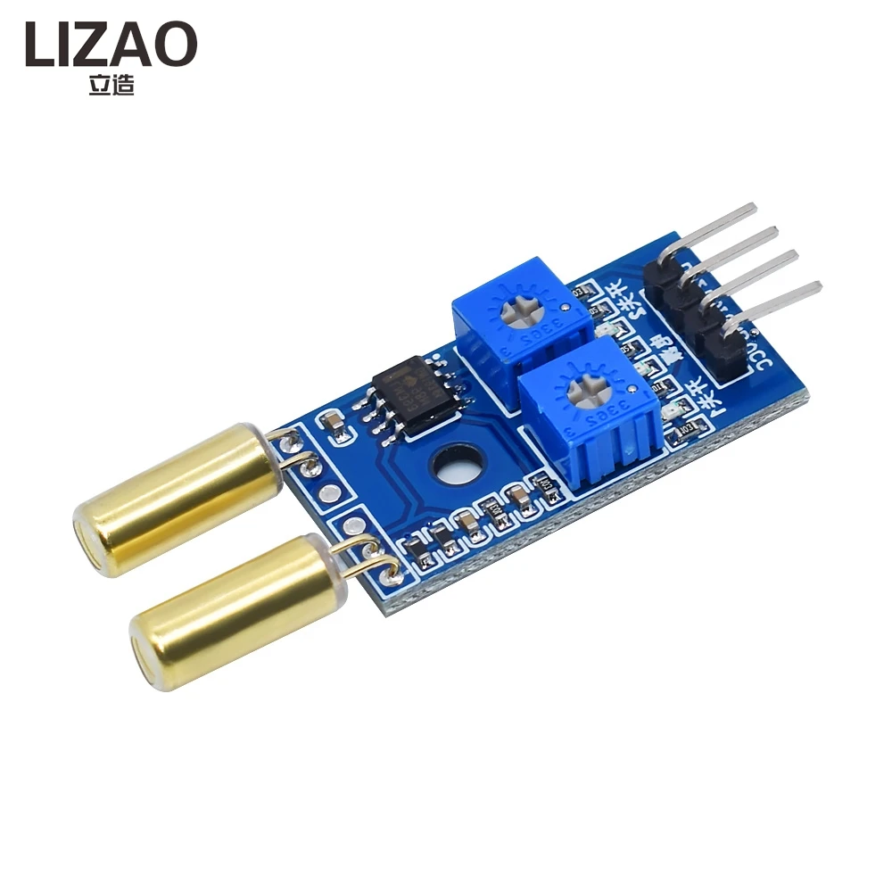 LIZAO 2 Channel Output Tilt Slant Angle Sensor Relay Module Golden SW520D Ball Switch Tilt Sensor Module For Arduino