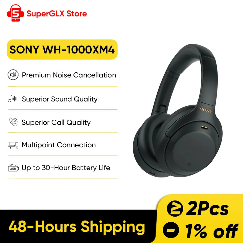 SONY WH-1000XM4 Wireless Premium Noise Canceling Headphones