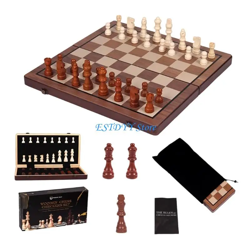 G6DE Chinese Chesses Children Chesses With Chessboard Portable