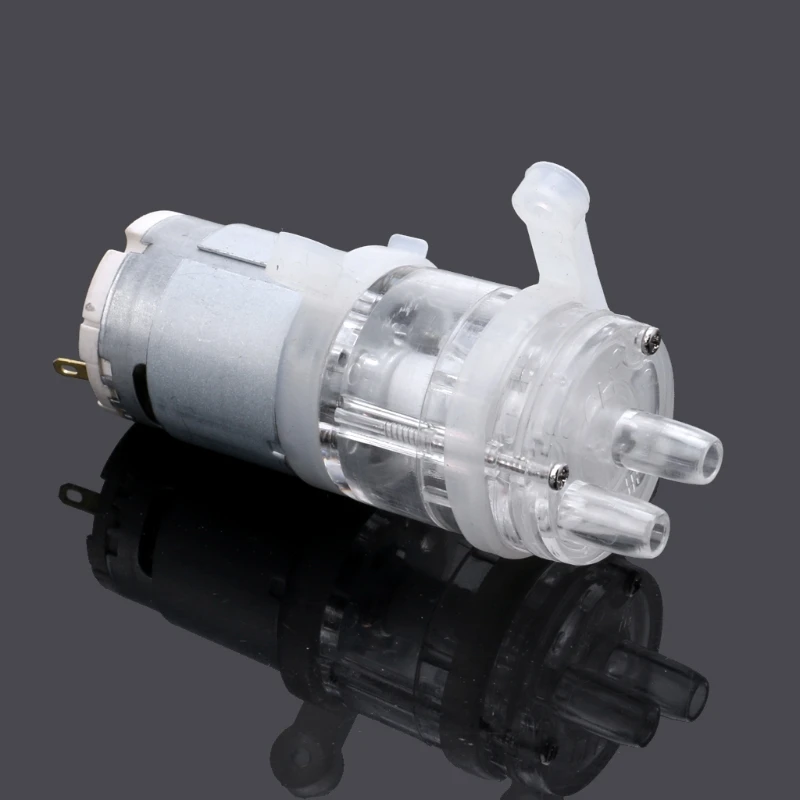 Micro Self-priming Water Pump DC12V Mini Silent Diaphragm Pump Aquarium Water Pumping Tool High Temperature Resistance