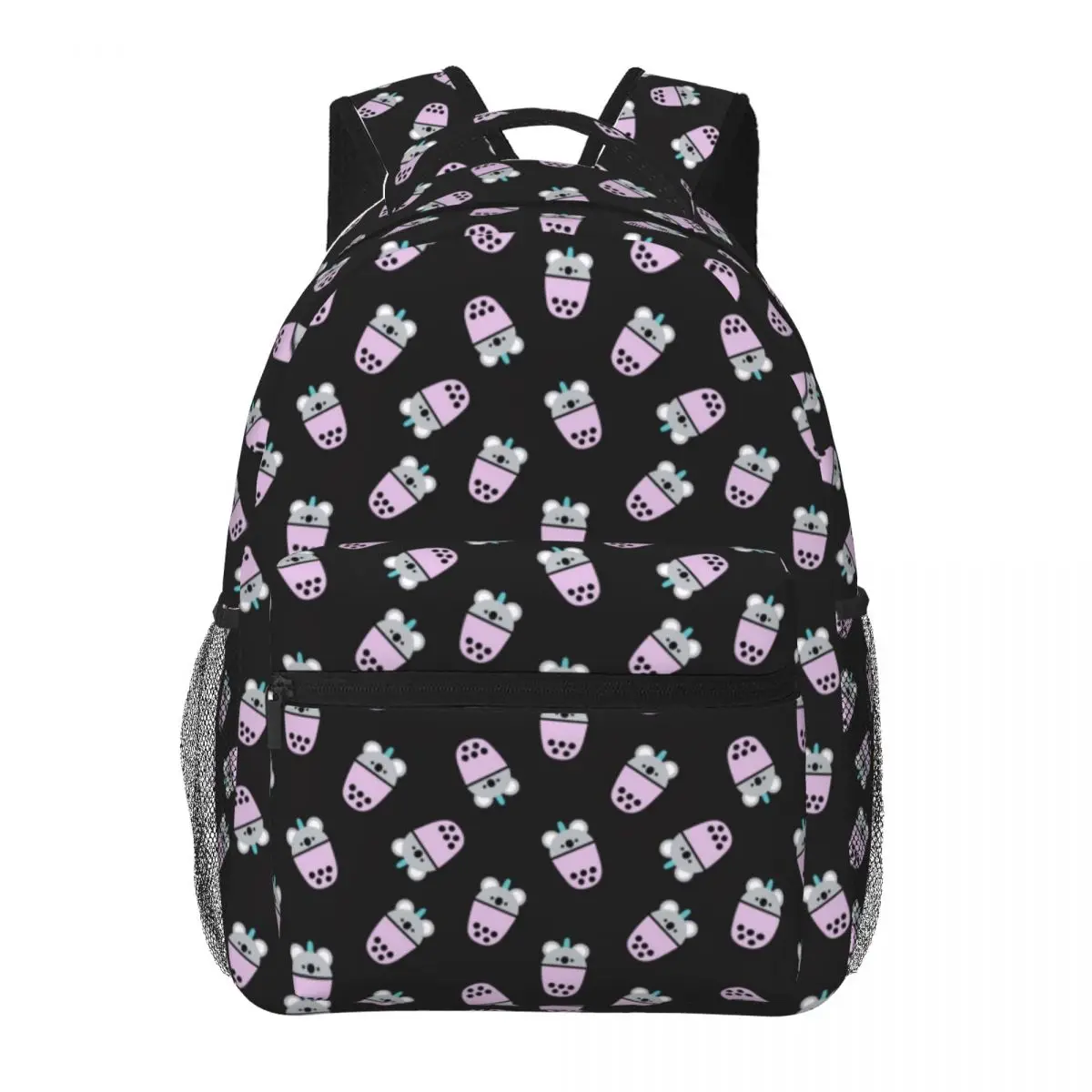 

Boba Koala Purple Printed Lightweight Casual Schoolbag For School, Outdoor, Shopping, Office 16in