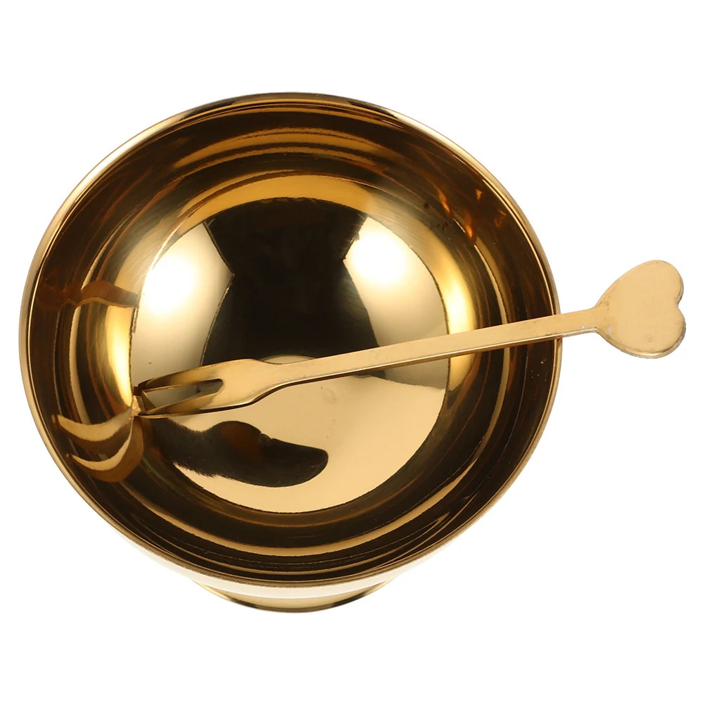 

Creative Ice Cream Cup Stainless Steel FRUIT BOWLS SALAD Yogurt Cups Dessert Glass Metal Pudding Decor Single