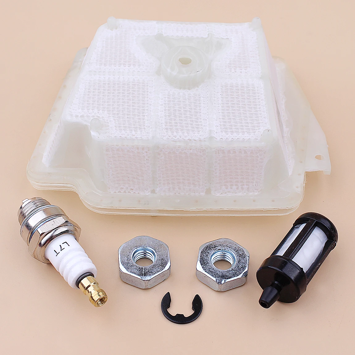 مرشح الوقود الهواء بار الجوز شرارة التوصيل عدة ل Stihl MS341 MS361 MS 341 361 موتوسييرا gasolina قطع غيار المنشار