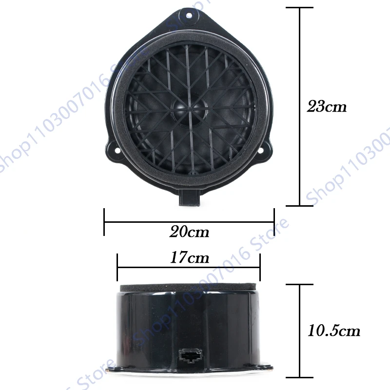 For Audi A6L C6 2005-2011 For Audi Q7 2007-2014 Rear Door Woofer Speaker Door Mid Range Speaker 4F0035415