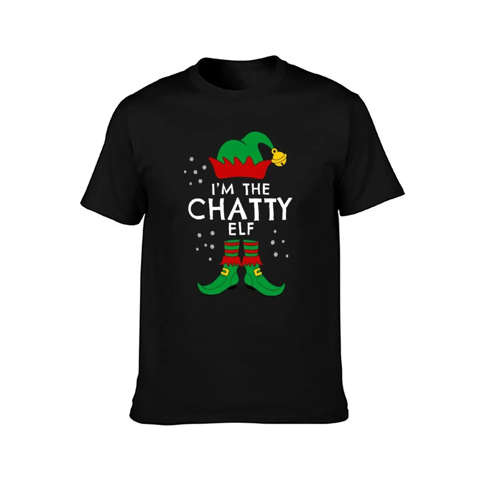 I'm the Chatty Elf Family Matching Christmas 2020 T-Shirt t shirt man luxury T-Shirt