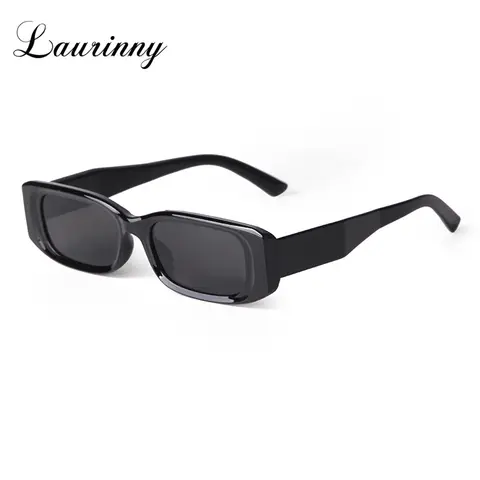 2025 Trend Narrow Rectangle Sunglasses Women Brand Designer Luxury Rectangular Black Frame Shades Eyewear Men Sun Glasses UV400