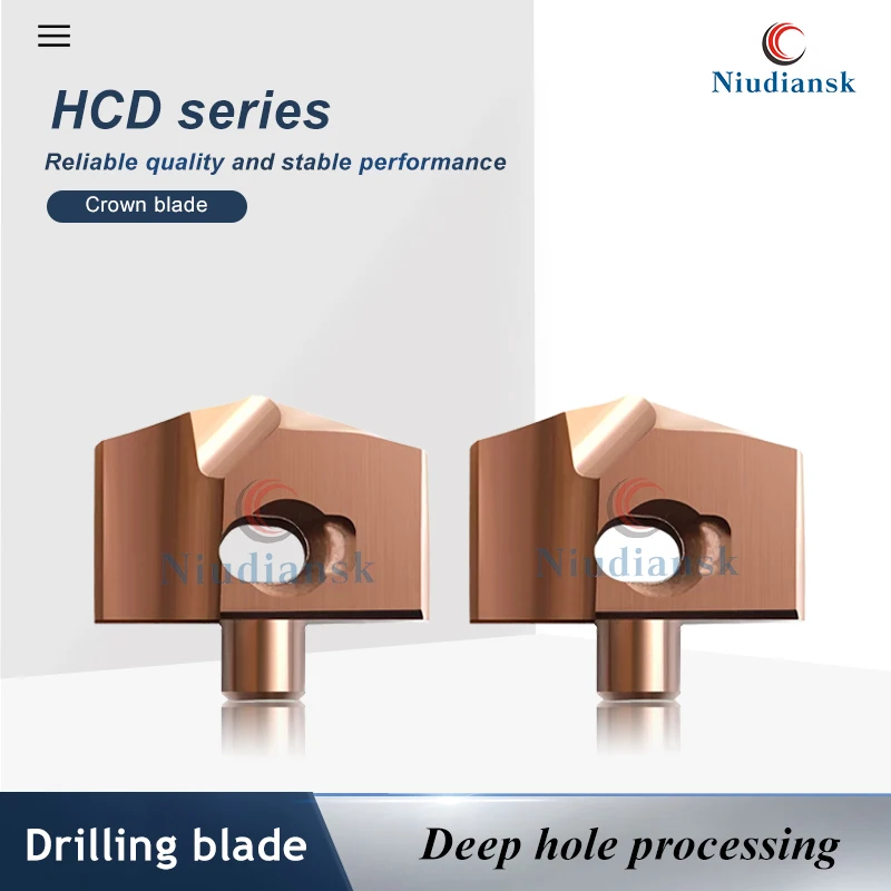 

HCD Crown Drill Blade High-speed Spade Drill Blade HCD10.4 Deep Hole Drill Extended Drill Bit CNC Violent Drill Hard Alloy Blade