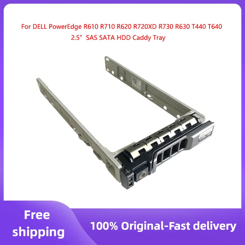 

Для DELL PowerEdge R610 R710 R620 R720XD R730 R630 T440 T640 2,5 "08FKXC SAS SATA HDD Caddy Tray